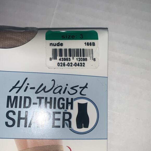 SPANX - Assets by Sara Blakely Hi-Waist Mid-Thigh Shaper Nude Size 3 - Picture 12 of 13